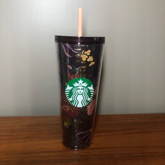 STARBUCKS Fall 2021 Rising Floral Venti Tumbler - Picture 1 of 6